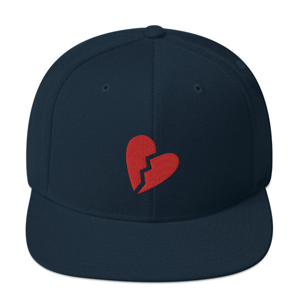 Broken Heart Snapback Hat