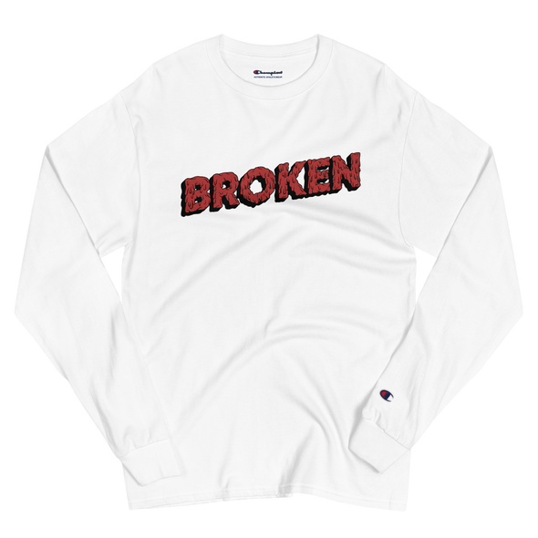 Broken Drip Men's Champion Long Sleeve Shirt