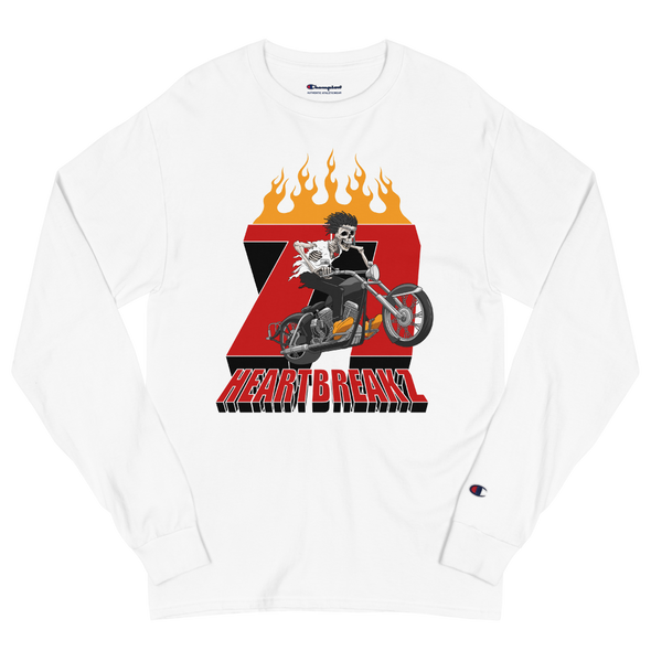 Flames Men's Champion Long Sleeve Shirt