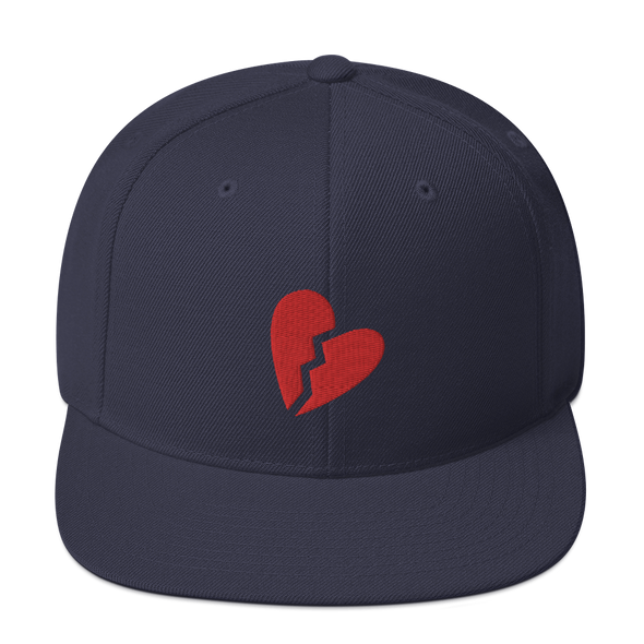 Broken Heart Snapback Hat