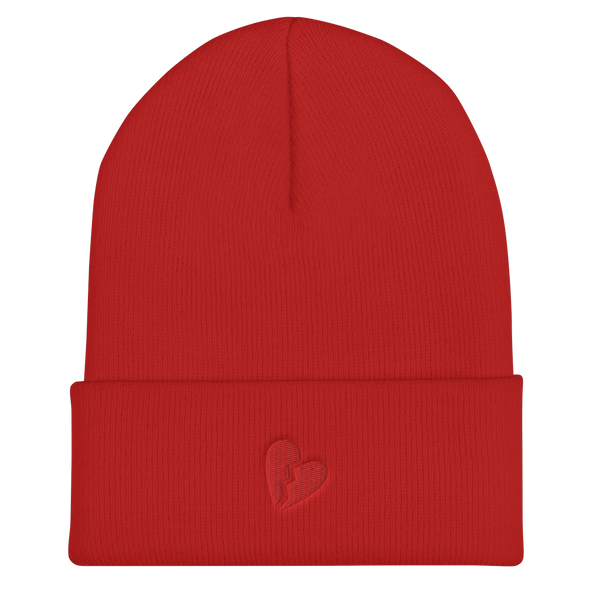 Broken Heart Cuffed Beanie