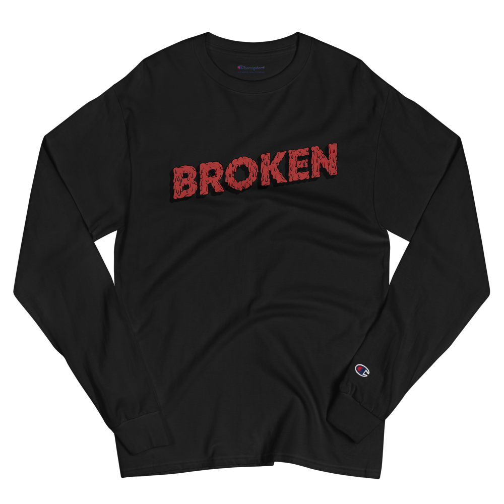 Broken Drip Men's Champion Long Sleeve Shirt – heartbreakashop