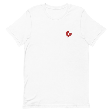 Broken Heart Embroidered Logo T-Shirt