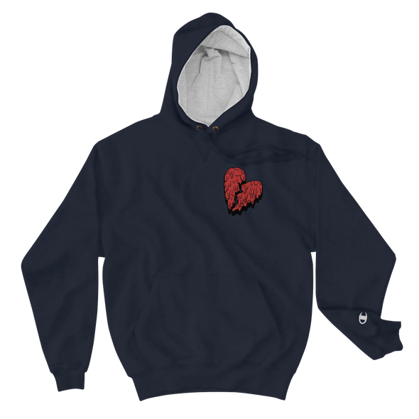 Broken Heart Drip Champion Hoodie