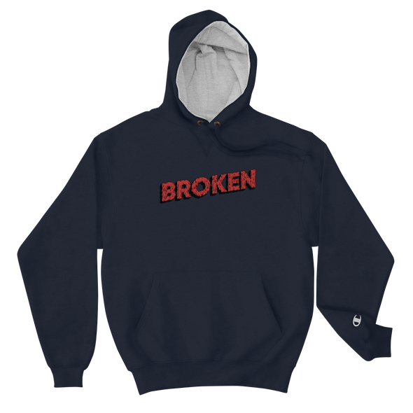 Broken Drip Champion Hoodie