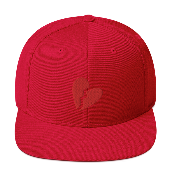 Broken Heart Snapback Hat