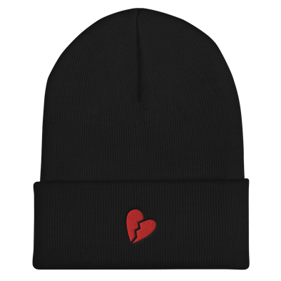 Broken Heart Cuffed Beanie